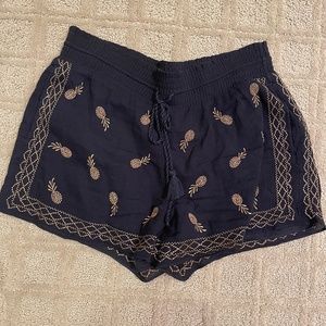 Linen pineapple short